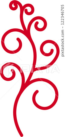 Vine plant icon 122346705