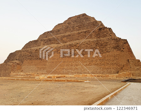 Step Pyramid of Djoser, Saqqara, Egypt Photo taken in November 2024 Step Pyramid of Djoser, Saqqara, Egypt Photo taken in November 2024 122346971