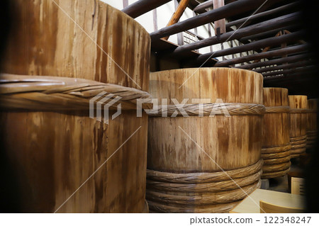 Sake Brewery Sake Barrel 122348247