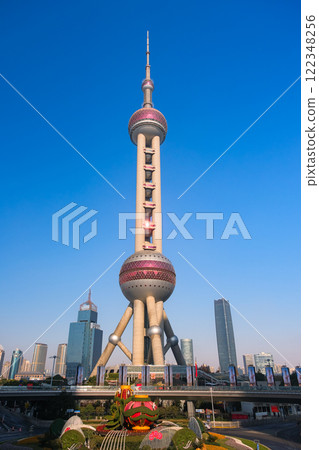 Oriental Pearl Television Tower, Shanghai, China Oriental Pearl Television Tower, Shanghai, China 122348256