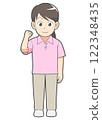 Female caregiver fist pump 122348435