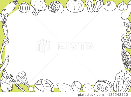 蔬菜框架圖 122348520
