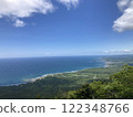 View of Pacific Ocean from Aoi dake 122348766