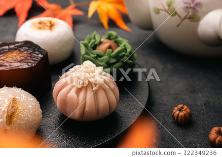 Delicious Japanese sweets Delicious Japanese sweets 122349236