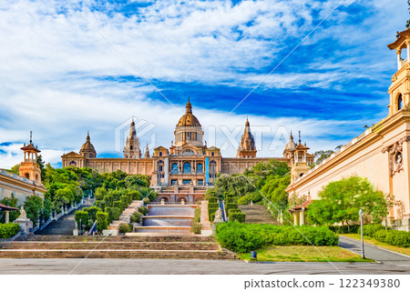 National Museum of Catalunia,Placa De Espanya Area. Barcelona. National Museum of Catalunia,Placa De Espanya Area. Barcelona. 122349380