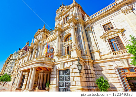 Valencia City Hall on City Hall Square. Valencia City Hall on City Hall Square. 122349383