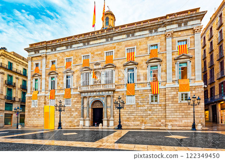 Saint James's Square -Palace of the Generalitat of Catalonia,City Hall. 122349450