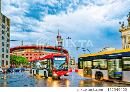 Pllaca De Espanya (Square of Spain) in city center. Barcelona. Pllaca De Espanya (Square of Spain) in city center. Barcelona. 122349460