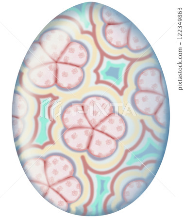 Easter egg pastel color decorated for an Easter celebration. 122349863