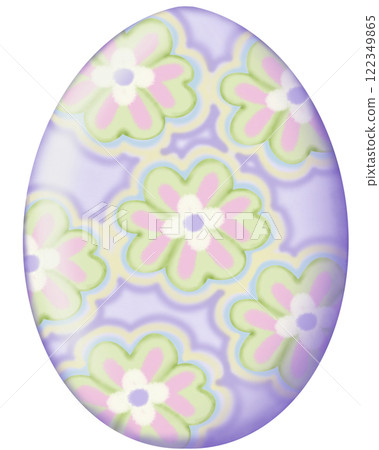 Easter egg pastel color decorated for an Easter celebration. 122349865