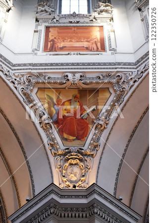 Saint Matthew the Evangelist, fragment of the dome in Salzburg Cathedral 122350726