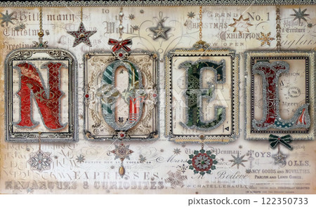 Christmas decoration in Hallein, Austria 122350733