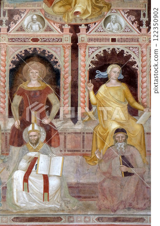 Preaching-St. Augustine, Arithmetic-Pythagoras, Sacred Sciences and Liberal arts Preaching-St. Augustine, Arithmetic-Pythagoras, Sacred Sciences and Liberal arts 122350902
