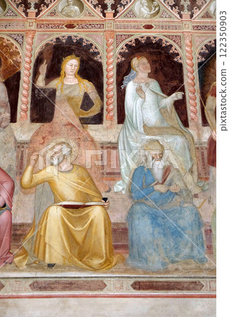 Theology-St. John od Damascus, Contemplation-St. Dionysius the Areopagite, Sacred Sciences and Liberal arts 122350903