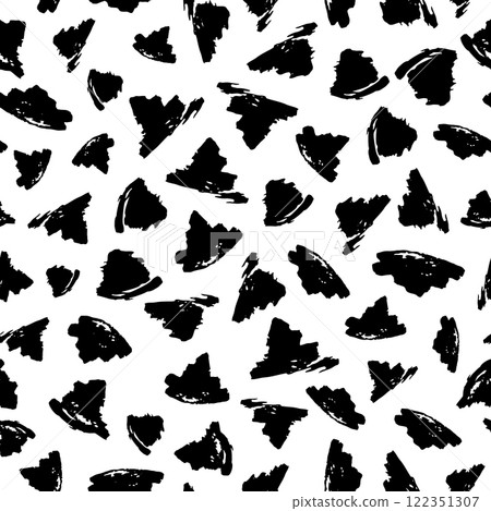 Seamless pattern with scattered grunge brush strokes Seamless pattern with scattered grunge brush strokes 122351307