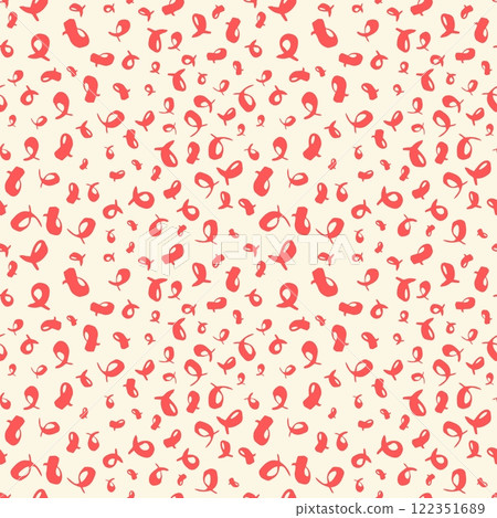 Seamless pattern with whimsical grunge strokes 122351689