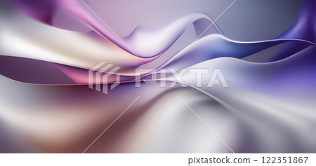 Soft waves of purple and pink blend seamlessly in an abstract background, creating a calming and vibrant atmosphere perfect for various creative projects. 122351867