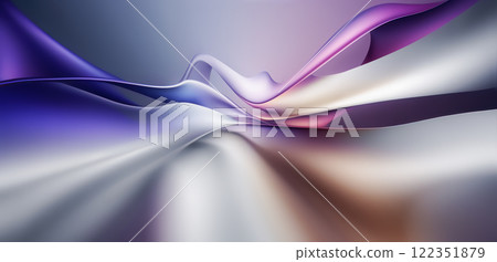 Soft waves in shades of purple and white move gracefully, creating an abstract background that evokes calmness and creativity. Ideal for various artistic applications. Soft waves in shades of purple and white move gracefully, creating an abstract background that evokes calmness and creativity. Ideal for various artistic applications. 122351879