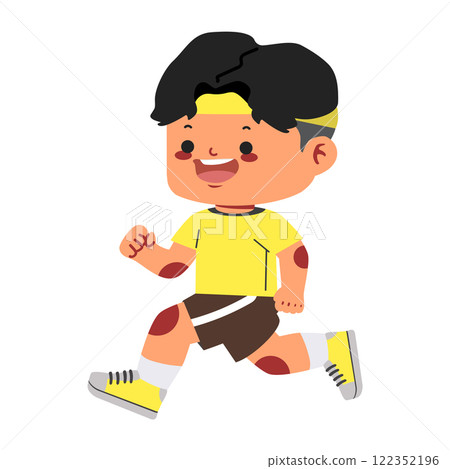 boy participating in a school sports event boy participating in a school sports event 122352196