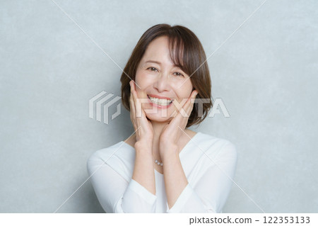 Portrait of a middle-aged woman Beauty Anti-aging 122353133