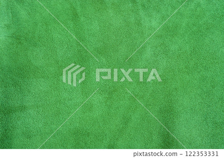 The texture of suede is green-colored. Natural leather texture 122353331