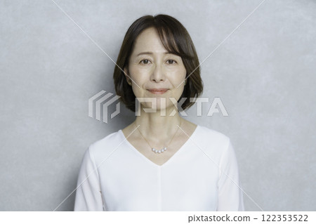 Portrait of middle age woman 122353522
