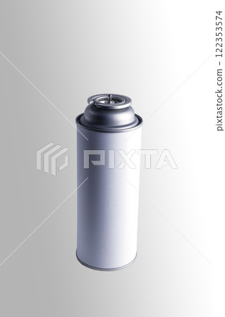 Gas burner on a can. 122353574