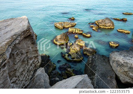 Rock trail in Aktau. 122353575