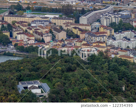 Trento Aerial View from Sardagna cable car 122354393