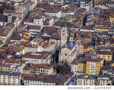 Trento Aerial View from Sardagna cable car 122354397