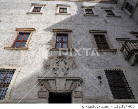castle of buonconsiglio trento medieval town 122354406