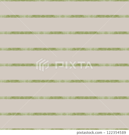 Watercolor symmetrical pattern of stripes, lines, strokes of green color. Illustration on beige, pastel, mocha background. Abstract seamless print for textiles, fabric, packaging, clothes, printing Watercolor symmetrical pattern of stripes, lines, strokes of green color. Illustration on beige, pastel, mocha background. Abstract seamless print for textiles, fabric, packaging, clothes, printing 122354589