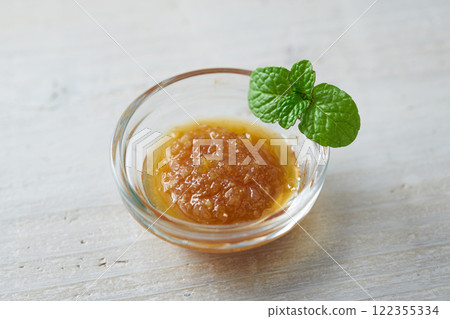 使用蔗糖的檸檬果醬影像 使用蔗糖的檸檬果醬影像 122355334