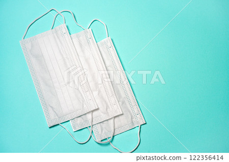 Disposable masks for virus prevention 122356414
