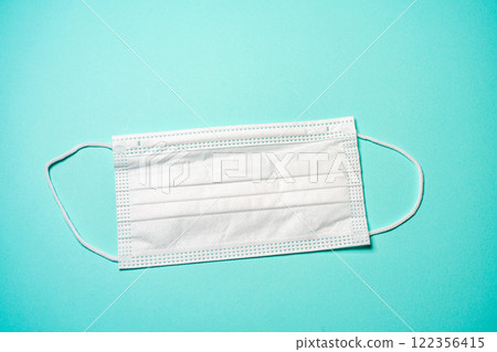 拋棄式口罩用於病毒防護 122356415