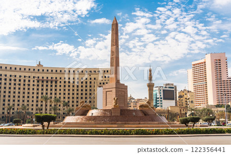 Tahrir Square in Cairo city 122356441