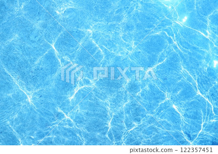 波光粼粼的水面淺藍色 波光粼粼的水面淺藍色 122357451