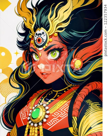 Image of a princess 122357934