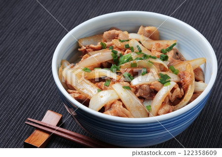 Bowl of pork 122358609