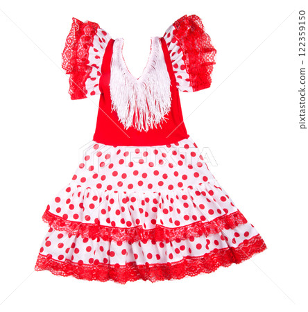 Baby red dress with polka dots Baby red dress with polka dots 122359150