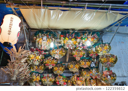 Tori no Ichi, Rake, Prosperous business, Bright colors, Family safety, Shrine, Japanese, End of the year, Luxurious New Year Tori no Ichi, Rake, Prosperous business, Bright colors, Family safety, Shrine, Japanese, End of the year, Luxurious New Year 122359812