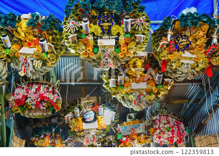 Tori no Ichi, Rake, Prosperous business, Bright colors, Family safety, Shrine, Japanese, End of the year, Luxurious New Year Tori no Ichi, Rake, Prosperous business, Bright colors, Family safety, Shrine, Japanese, End of the year, Luxurious New Year 122359813