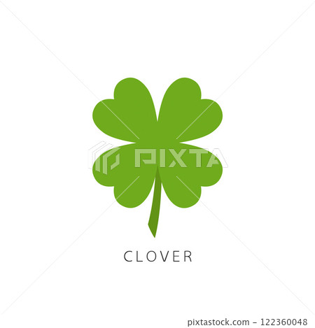 Clover leaf icon. Clover leaf icon. 122360048
