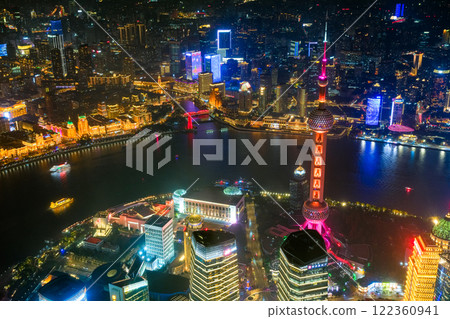 中國上海市中心天文台的夜景 122360941