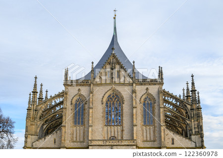 Roman Catholic Church of Saint Barbara in Kutna Hora town in the Central Bohemian Region of the Czech Republic Roman Catholic Church of Saint Barbara in Kutna Hora town in the Central Bohemian Region of the Czech Republic 122360978