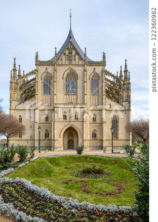 Roman Catholic Church of Saint Barbara in Kutna Hora town in the Central Bohemian Region of the Czech Republic 122360982