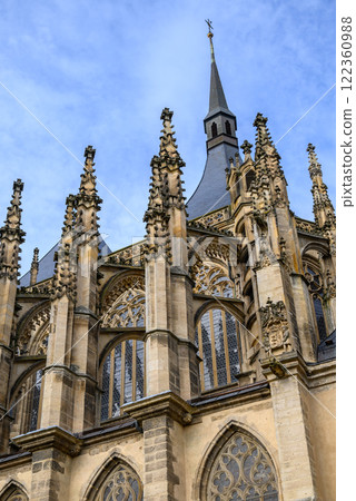 Roman Catholic Church of Saint Barbara in Kutna Hora town in the Central Bohemian Region of the Czech Republic Roman Catholic Church of Saint Barbara in Kutna Hora town in the Central Bohemian Region of the Czech Republic 122360988