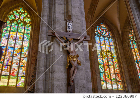 Roman Catholic Church of Saint Barbara in Kutna Hora town in the Central Bohemian Region of the Czech Republic Roman Catholic Church of Saint Barbara in Kutna Hora town in the Central Bohemian Region of the Czech Republic 122360997