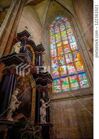 Roman Catholic Church of Saint Barbara in Kutna Hora town in the Central Bohemian Region of the Czech Republic Roman Catholic Church of Saint Barbara in Kutna Hora town in the Central Bohemian Region of the Czech Republic 122361021
