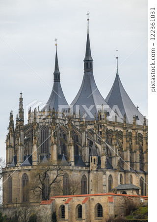 Roman Catholic Church of Saint Barbara in Kutna Hora town in the Central Bohemian Region of the Czech Republic Roman Catholic Church of Saint Barbara in Kutna Hora town in the Central Bohemian Region of the Czech Republic 122361031